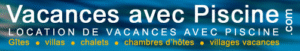 Logo vacances avec piscine